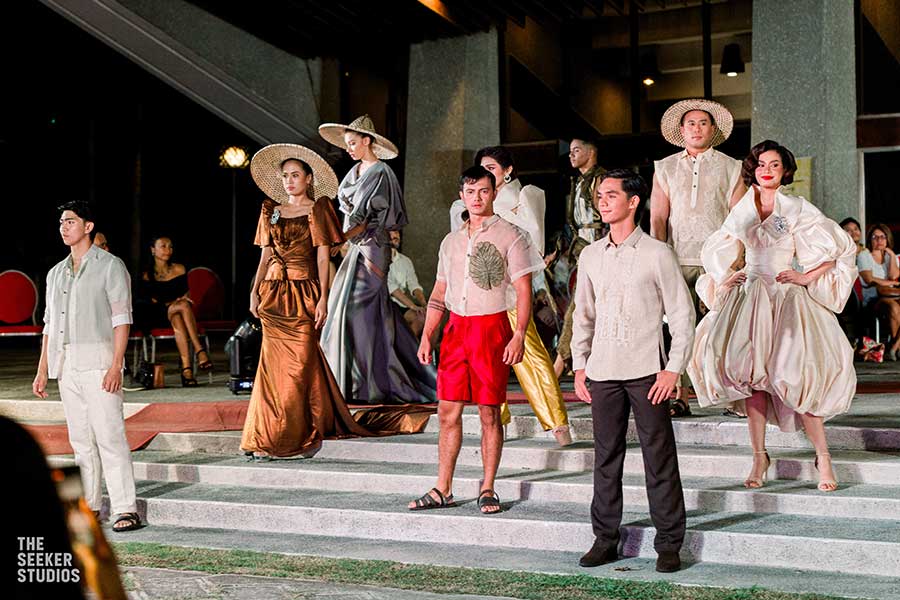 Models showcasing Josip Tumapa's latest fashion collection during the Dumaguete fashion show