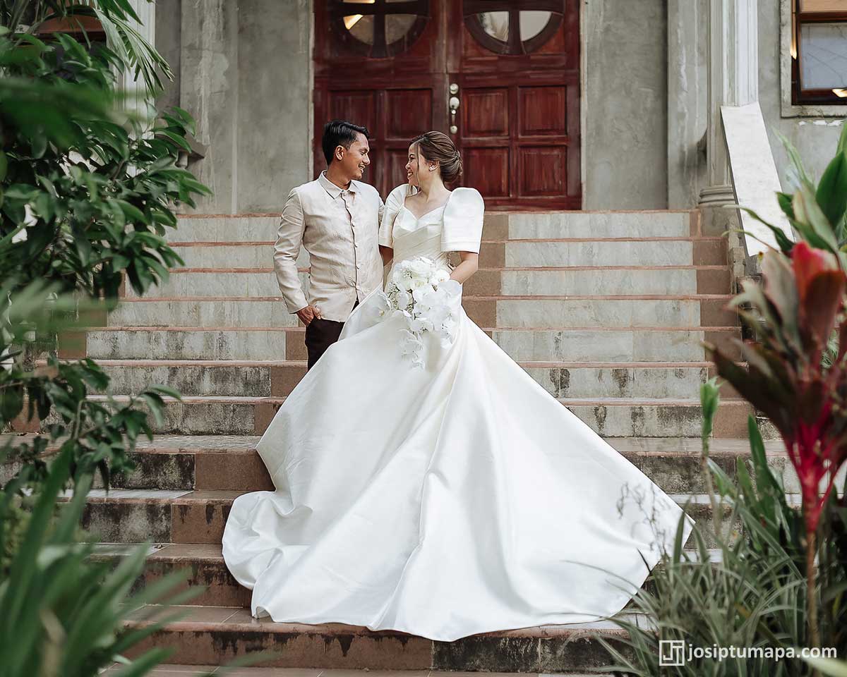 Traditional Filipino Wedding Dress with Modern Elegance - Josip Tumapa Traditional Filipino Wedding Dress with Modern Elegance - Josip Tumapa