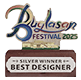 Buglasan Festival 2025 Best Designer Silver Overall Winner award badge